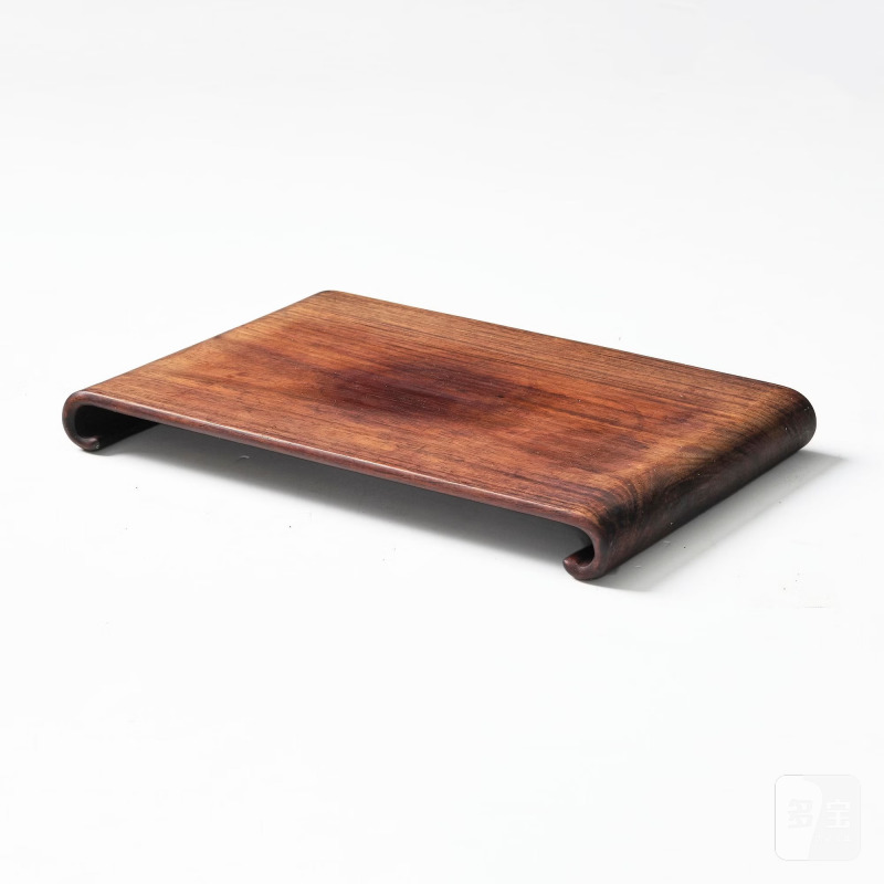 A hardwood scroll end stand, - 图2